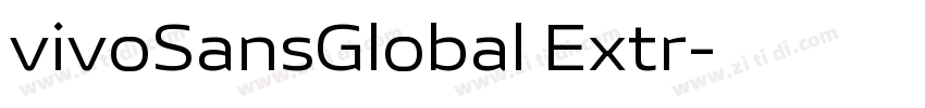 vivoSansGlobal Extr字体转换 vivoSansGlobal Extr字体转换